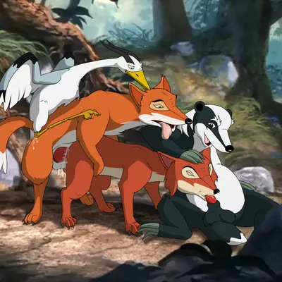 badger (aofw), fox (animals of farthing wood), vixen (animals of farthing wood) (animals of farthing wood) created by mcfan