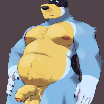 bandit heeler (bluey (series)) created by srapolowo