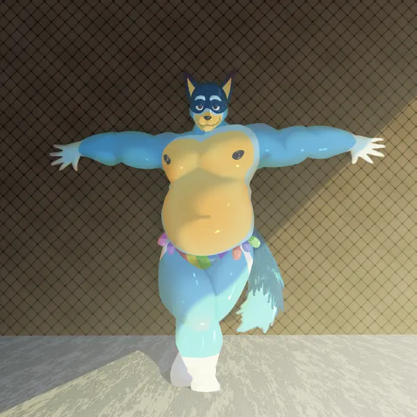bandit heeler (bluey (series), lgbt pride month) created by artemi