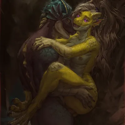 barty (zombiecowherd), tallulah (zombiecowherd) (mythology, smolderkeep) created by nikkimory