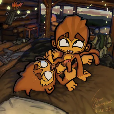 benjamin (bloons), quincy (bloons) (bloons tower defense, ninja kiwi) created by sean serpentine