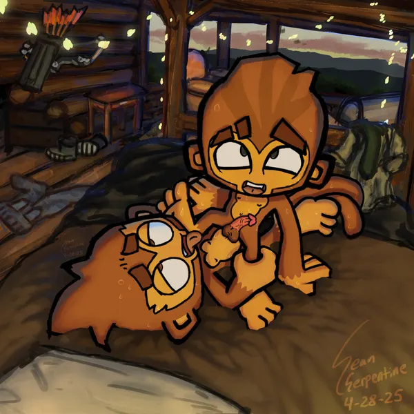benjamin (bloons), quincy (bloons) (bloons tower defense, ninja kiwi) created by sean serpentine