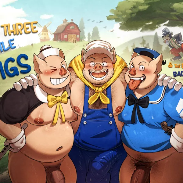 big bad wolf, big bad wolf (disney) (fairy tales, the three little pigs) created by desfrog