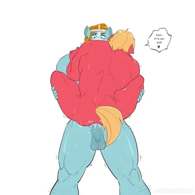 big macintosh (mlp), rockhoof (mlp) (friendship is magic, hasbro) created by shallowwin