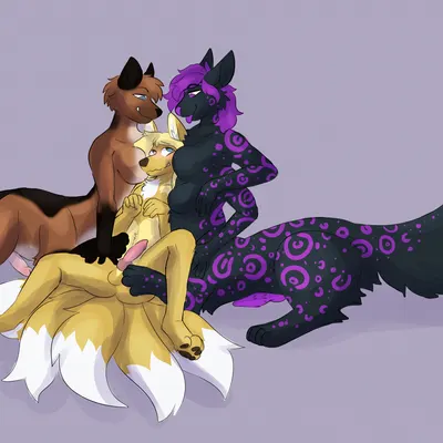 blackpaw, lucian (thecatherd), twilla (twillfox) created by captaincronus