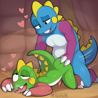 bob (bubble bobble), bub (bubble bobble) (bubble bobble) created by sergalbutt