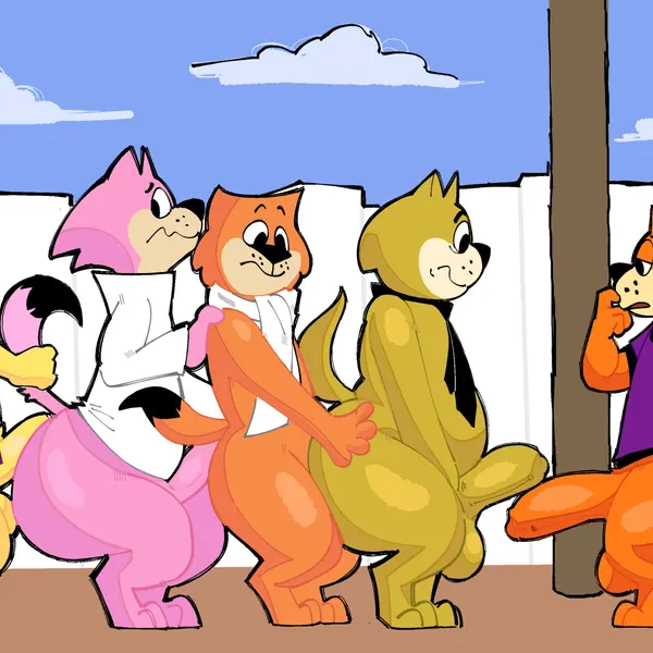 brain (top cat), choo-choo (top cat), fancy-fancy (top cat) (hanna-barbera, top cat (series)) created by sushiamazing