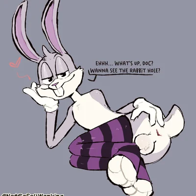 bugs bunny (looney tunes, warner brothers) created by notsafeforwanking