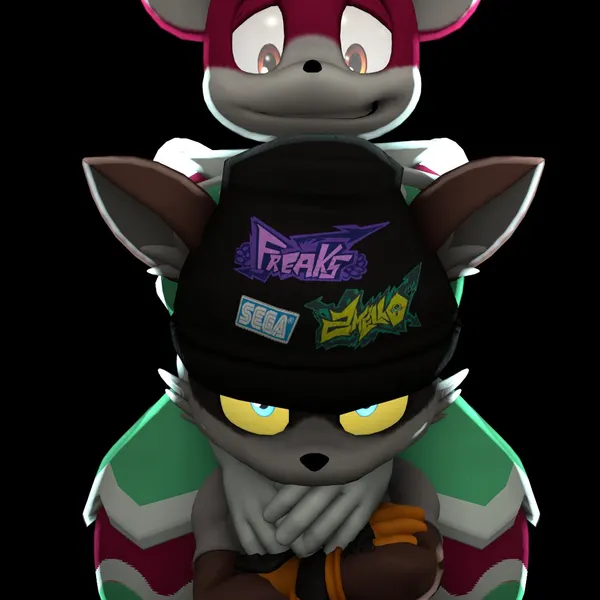 bytes (whooofly), chip (sonic) (sega, sonic the hedgehog (series))