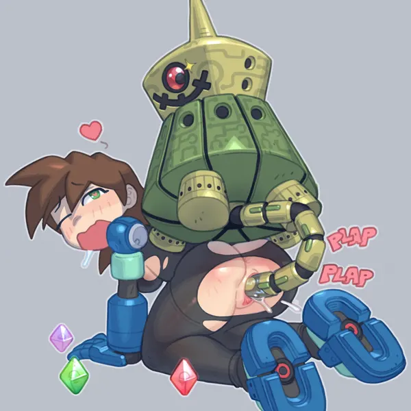 capcom, mega man (series) created by darkbotart