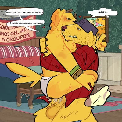 captain peanutbutter, mr. peanutbutter (bojack horseman, netflix) created by hornytrexx