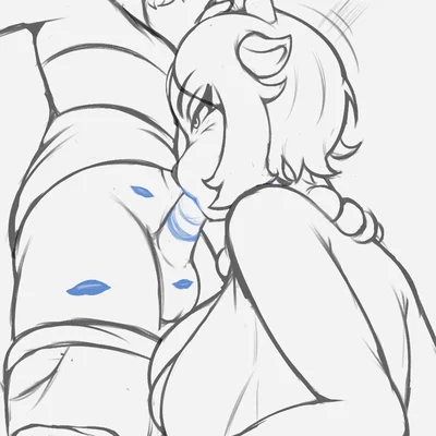 carol holiday, kris dreemurr (deltarune, undertale (series)) created by daringchido