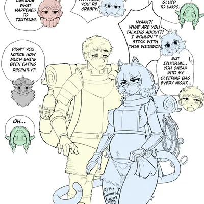 chilchuck tims, izutsumi (delicious in dungeon), laios touden (delicious in dungeon) created by josexo4k