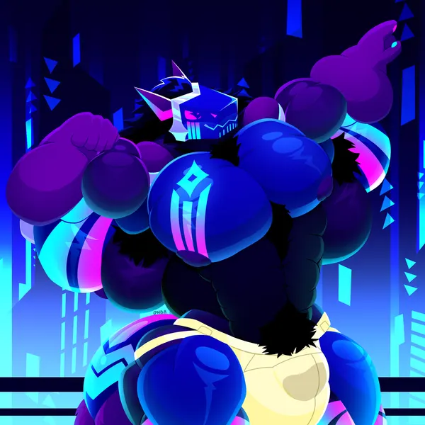 created by big neon dragon