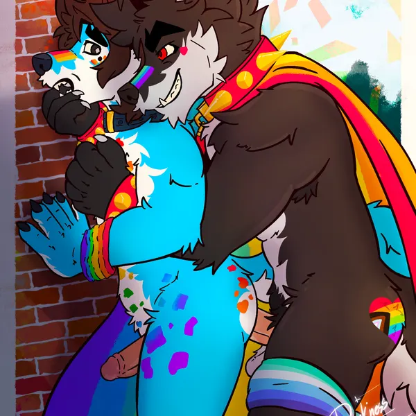 dantalos, mrdarknesswolf (character) (lgbt pride month) created by mrdarknesswolf