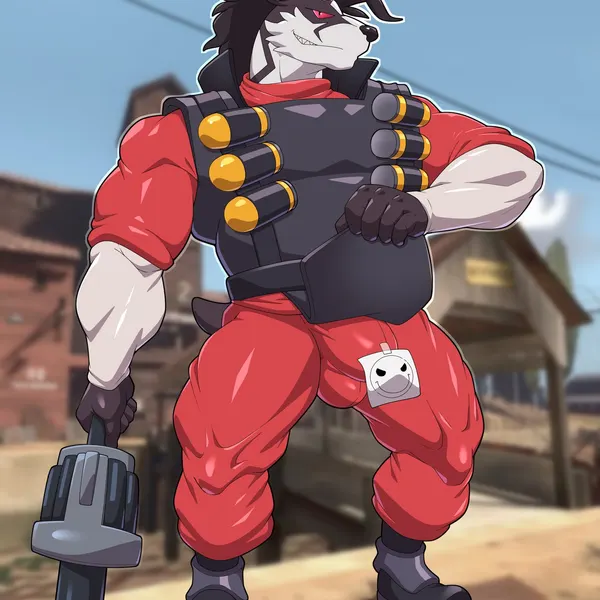 demoman (team fortress 2), jack mercer (undeadmercer) (nintendo, pokemon) created by maldu