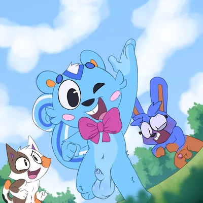 doc (animal crossing), filbert (animal crossing), purrl (animal crossing) (animal crossing, nintendo) created by nutty bo