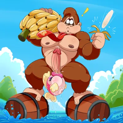 donkey kong (character) (donkey kong (series), nintendo) created by lonbluewolf