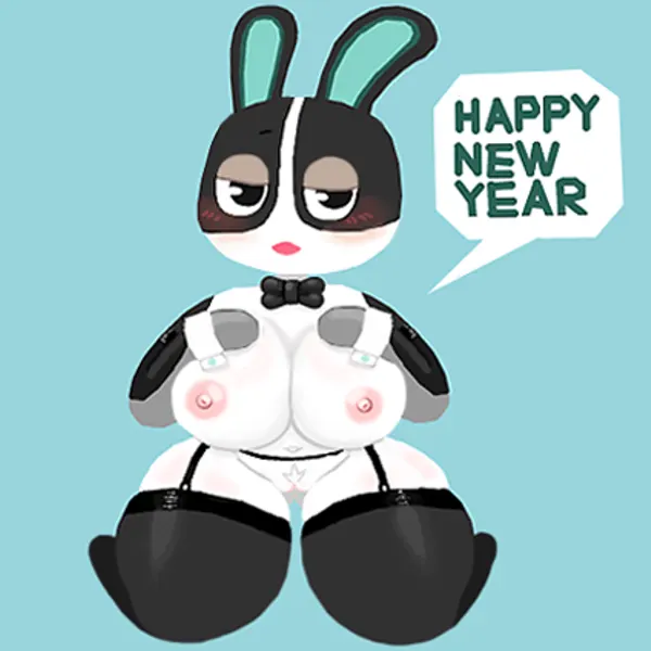 dotty (animal crossing) (animal crossing, new year) created by pangotime