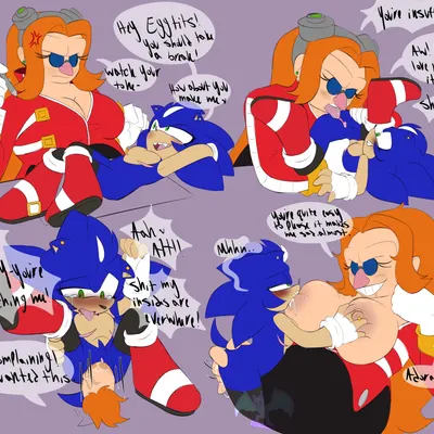 dr. eggma'am, dr. eggman, sonic the hedgehog (sega, sonic the hedgehog (series)) created by lilcrazybat