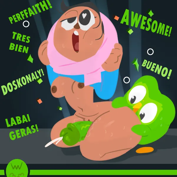 duo (duolingo), zari (duolingo) (duolingo) created by lostwisdom