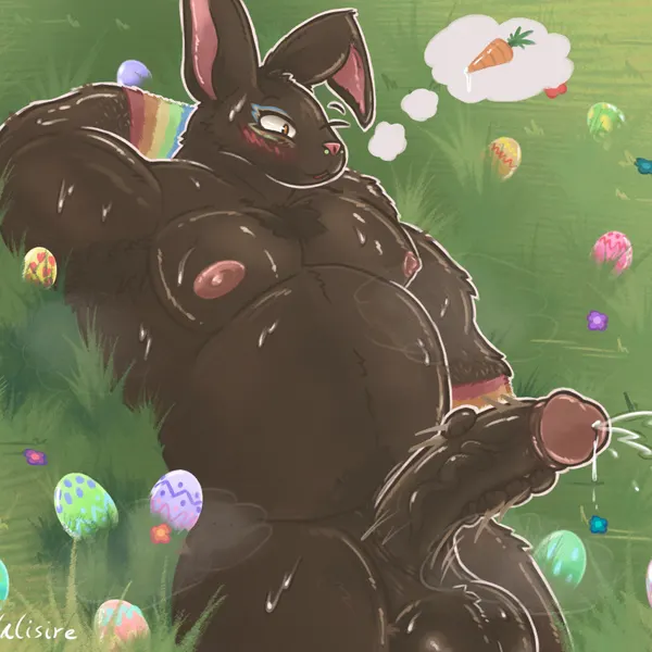 easter bunny (easter) created by valisire