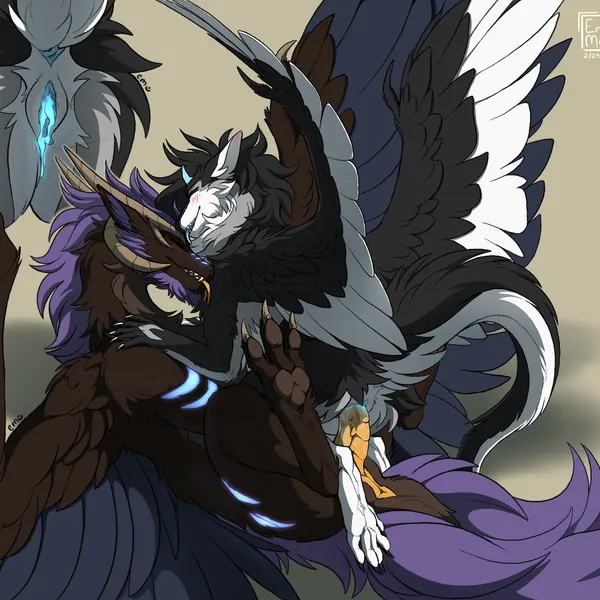 ender (endermoonfur), ennis (ennismore) (mythology) created by endermoonfur