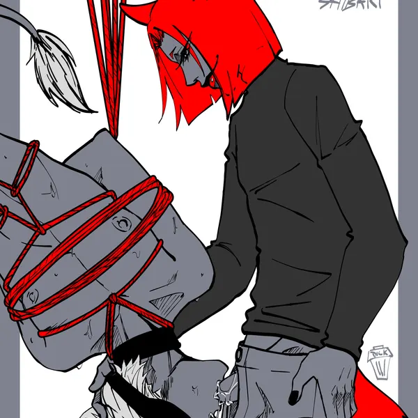 eric (le chat qui vouliat rugir), miguel (le chat qui voulait rugir) (kinktober 2022, le chat qui voulait rugir) created by helfyr, nobodick