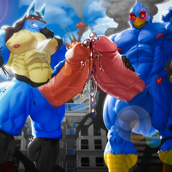 falco lombardi (nintendo, pokemon) created by nunudodo