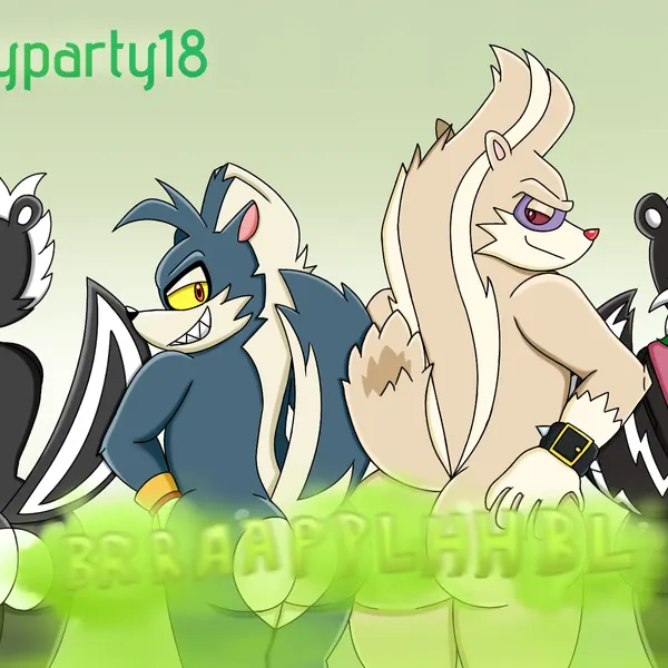 fan character, geoffrey st. john, rough the skunk (archie comics, idw publishing) created by supersonicparty18
