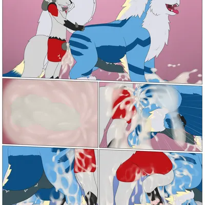 fan character, justin the lycanrio, kody the arcantales (nintendo, pokemon) created by jm-luxro