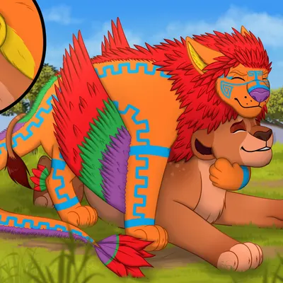 fan character, mantic (disney, the lion king) created by miuyki