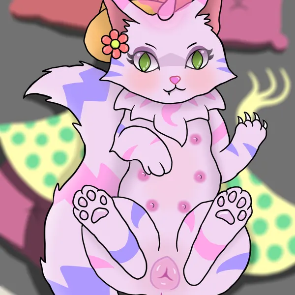 feisty fuzzy created by felidflora
