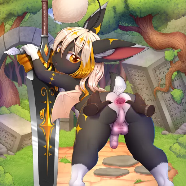 felix (moogle) (final fantasy, square enix) created by dankflank