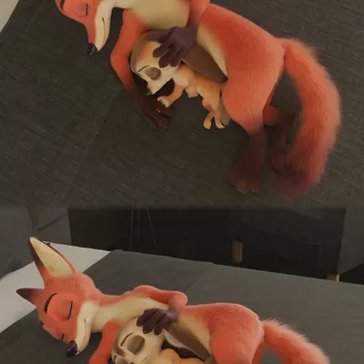 finnick (zootopia), nick wilde (disney, zootopia) created by rasterraccoon