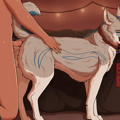 fluffy wolf created by parooty