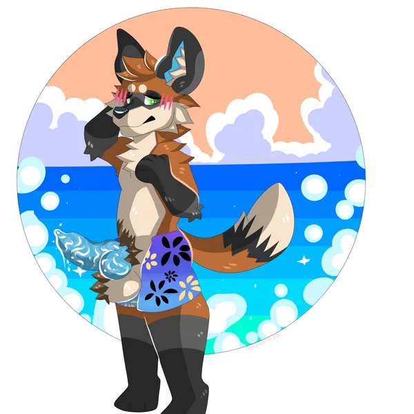fluke fox created by spazywolf