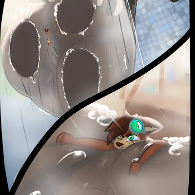 gooby (belaro), razcal (poyolewdo) created by poyolewdo