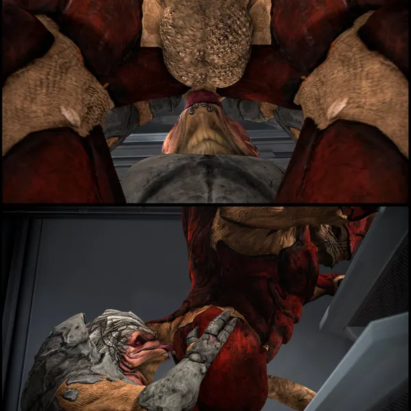 grunt (mass effect), urdnot wrex (bioware, electronic arts) created by cheap-wazoo