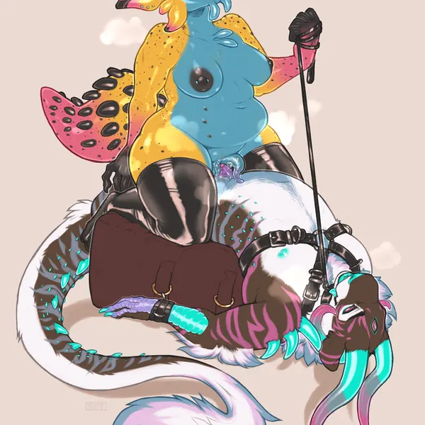 hazard (latexslug), terror (fabtool) created by seraphictiger