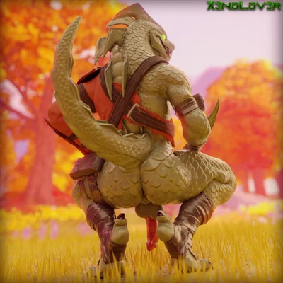 hybrid (fortnite) (broly culo, epic games) created by thekidxeno