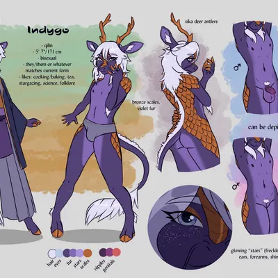 indygo (zendrid) (jojo's bizarre adventure, mythology) created by zendrid