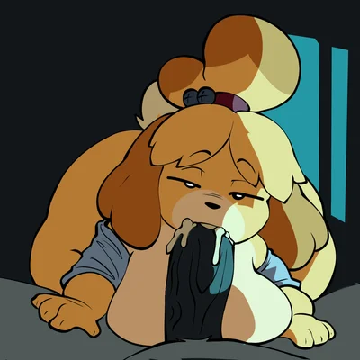 isabelle (animal crossing) (animal crossing, nintendo) created by apsel bluestar