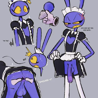 jax (tadc) (glitch productions, the amazing digital circus) created by notsafeforwanking