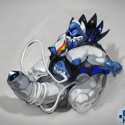 king spade (deltarune, undertale (series)) created by lewdhank