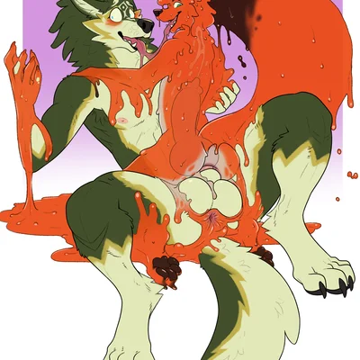 kite (kitedafennec), link (wolf form) (nintendo, the legend of zelda) created by illbarks