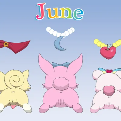 kohaku (jewelpet), luna (jewelpet), rosa (jewelpet) (jewelpet, sanrio) created by pichu90