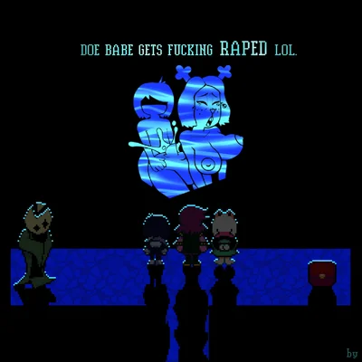 kris dreemurr, noelle holiday, ralsei (deltarune, undertale (series)) created by avioylin, third-party edit