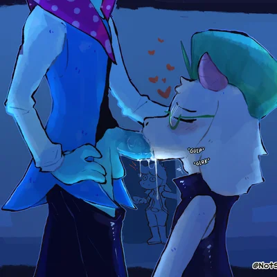 kris dreemurr, ralsei, susie (deltarune) (deltarune, undertale (series)) created by notsafeforwanking