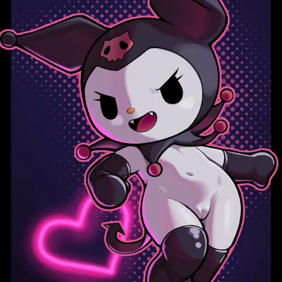 kuromi (onegai my melody, sanrio) created by gaturo